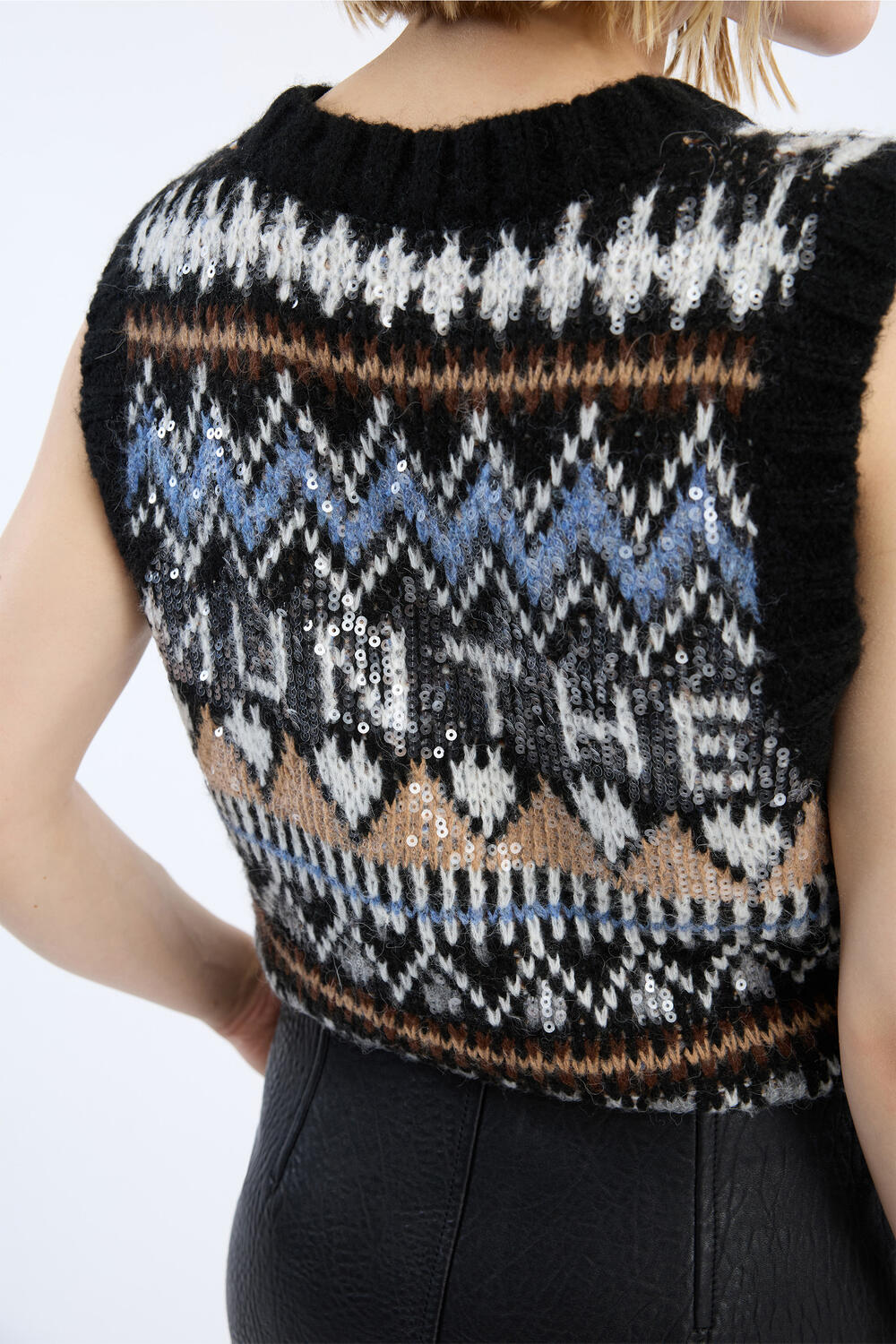 Vitalism strikvest - 202 Mix Black